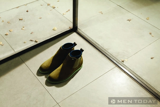 Giày boots nam thu đông 2013 từ lacoste essential design
