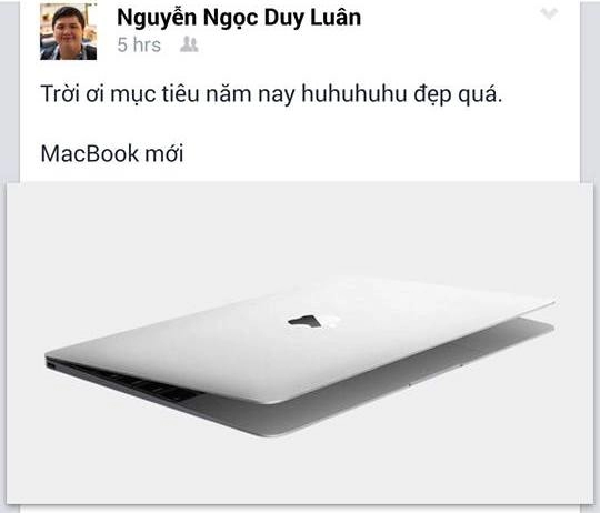 Giới công nghệ việt nam sôi sục vì macbook 12 inch mới của apple