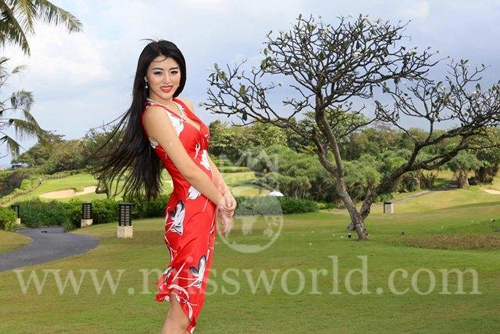 Hình ảnh mới nhất của hương thảo tại miss world 2013