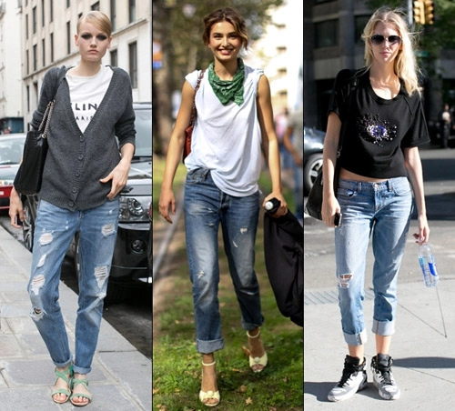 Jeans rách vũ hoàng điệp sành điệu hay nửa mùa