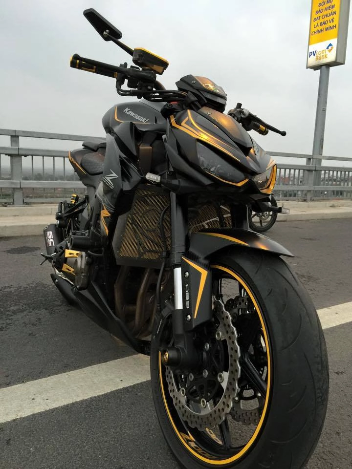 Kawasaki z1000 2014 độ đầy mê hoặc của một biker hà thành
