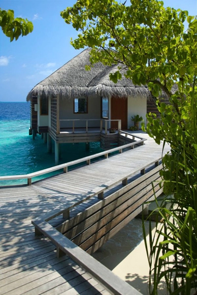 Kiến trúc resort ở thiên đường nghỉ dưỡng maldives
