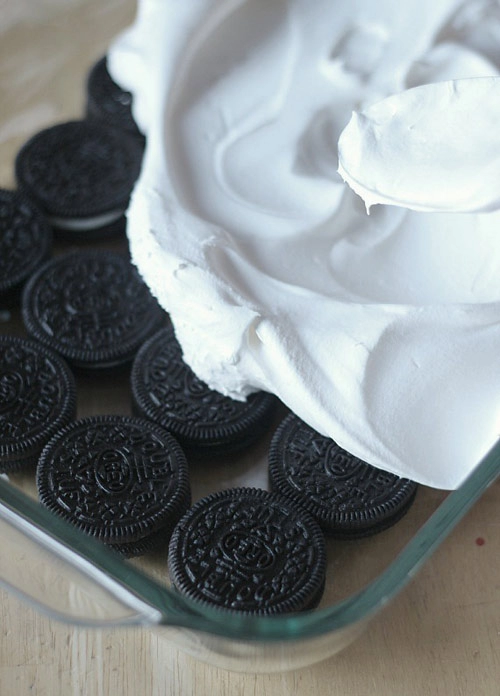 Làm bánh kem oreo không cần lò nướng