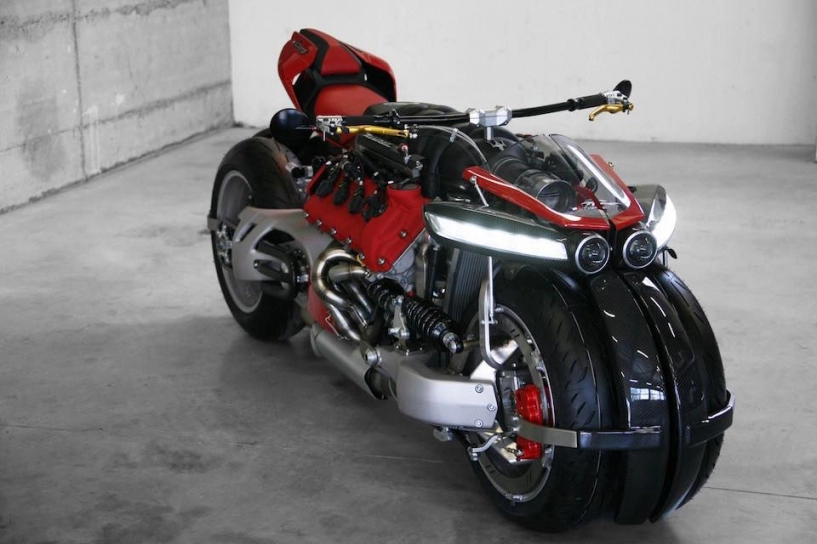 Lazareth lm847 mẫu sportbike 4 bánh sử dụng động cơ v8 từ siêu xe maserati quattroporte