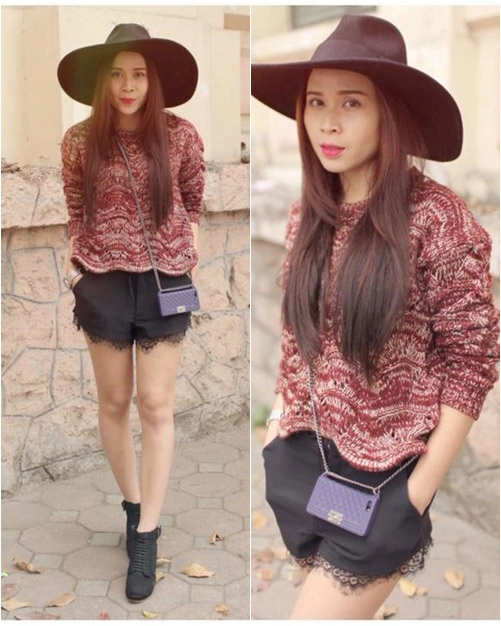 Lưu hương giang chơi phụ kiện sành như fashionista