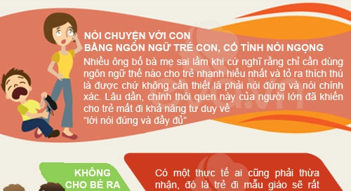 Lý do không tưởng khiến trẻ chậm nói