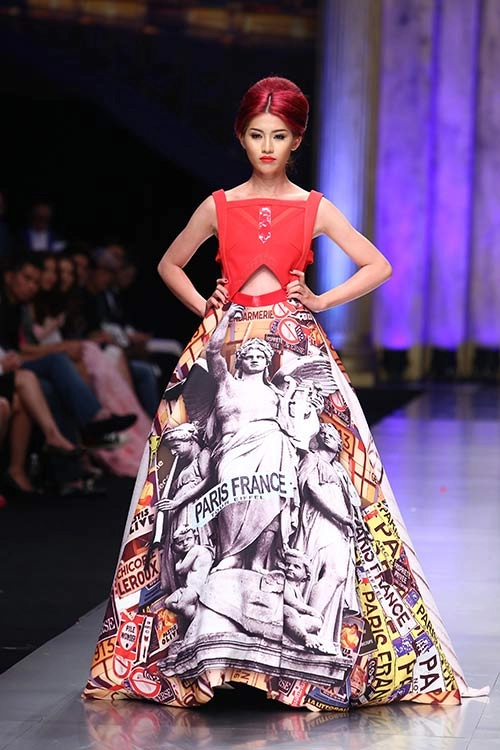 Lý giám tiền lên ngôi quán quân project runway 2014