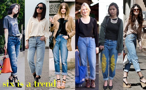 Mặc quần jeans của mẹ bạn có dám