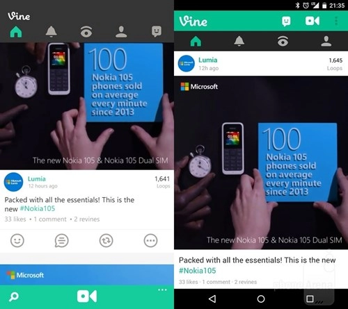 Marketing thất bại windows phone sử dụng hình ảnh ứng dụng android
