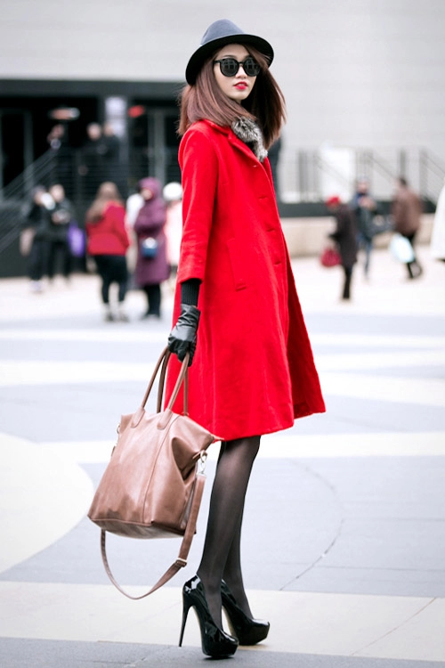 Mâu thủy khoe street style giữa lincoln center