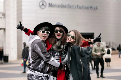 Mâu thủy khoe street style giữa lincoln center