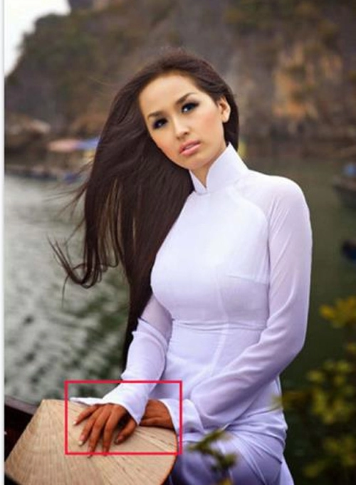 Mỹ nhân việt khóc dở mếu dở với ảnh photoshop quá lố