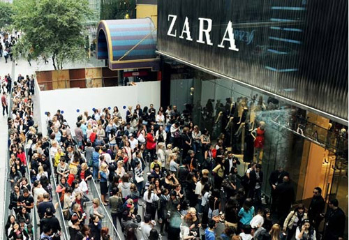 Ngạc nhiên với thu nhập ở hãng thời trang zara