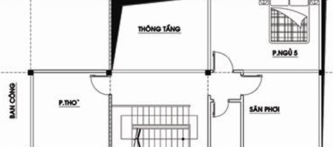 Nhà 7x16 m cho gia chủ sinh năm 1980