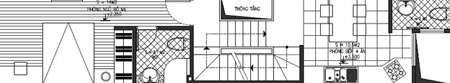 Nhà mặt tiền hẹp 3 x15 m theo phong thủy