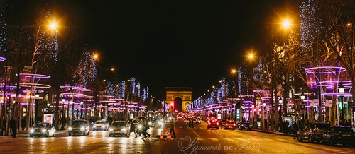 Noel huyền ảo trên đại lộ champs elysees