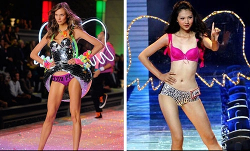 Nội y victorias secret bị nhái trắng trợn trên sàn catwalk