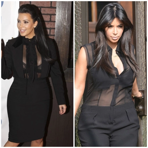 Phong cách bầu bí thảm họa của kim kardashian