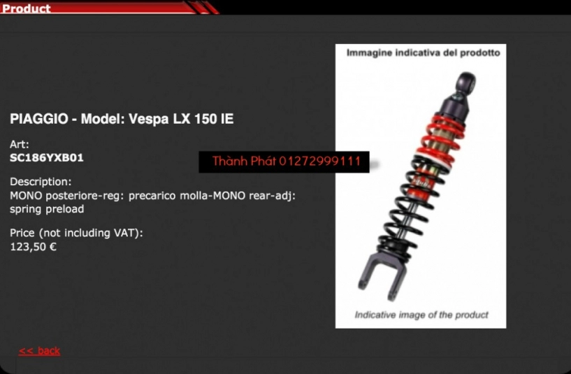 Phuộc sau phuộc trước đủ loại ohlin racingboy yss gazi trusty yoshi okd apido
