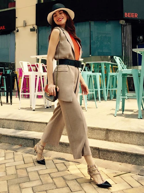 Quần culottes ngày càng tăng độ hot nhờ sao việt