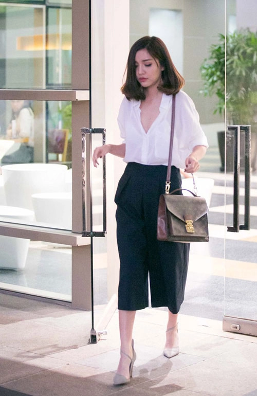 Quần culottes ngày càng tăng độ hot nhờ sao việt