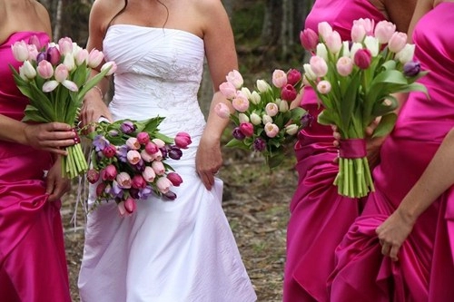 Sắc màu hoa cưới 2013