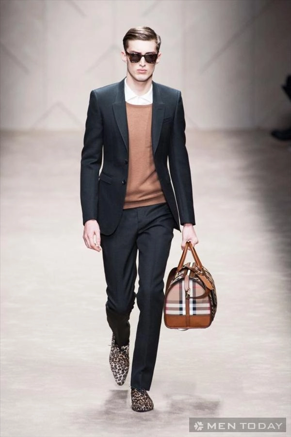 Sang trọng và cá tính với bst thời trang nam thu đông 2013 của burberry