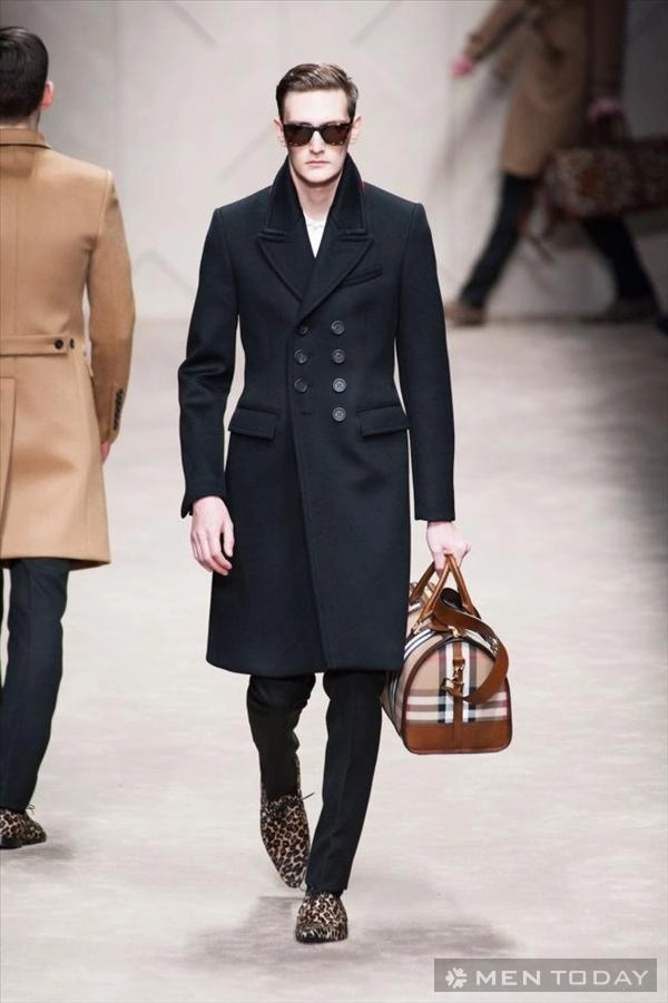 Sang trọng và cá tính với bst thời trang nam thu đông 2013 của burberry