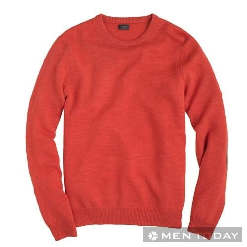 Set đồ mùa đông nam tính và lịch lãm cùng sweater cam