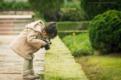 Siêu mẫu nhí nàng nhiếp ảnh gia mỏ chu