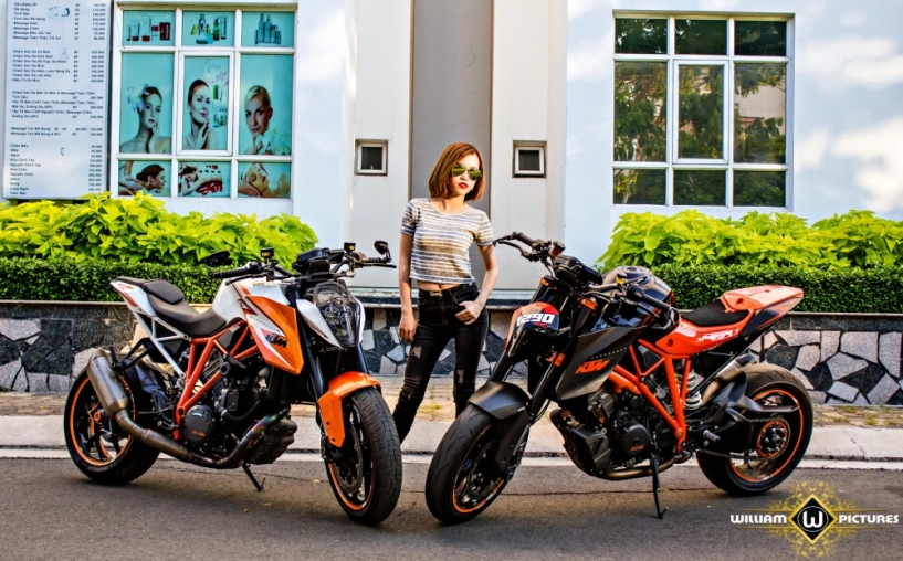 Song mã ktm 1290 super duke r tuyệt đẹp trong bộ ảnh thiên thần và ác quỷ tại việt nam