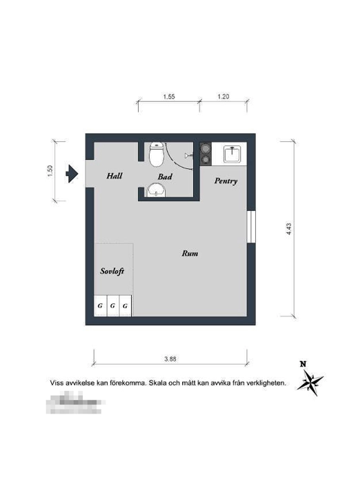 Sống sướng mê tơi trong nhà chật 17m2