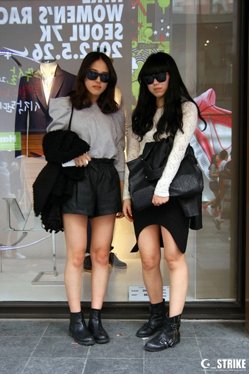 Street style ấn tượng của phố thời trang xứ hàn