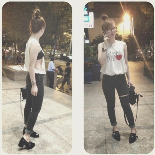 Street style chớm thu cực chất của sao việt