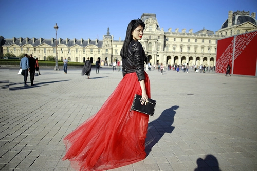 Street style việt rộn ràng paris fashion week xuân hè 2016