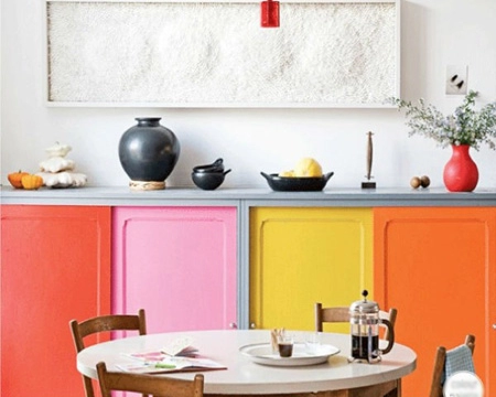 Tết sôi động với không gian color block