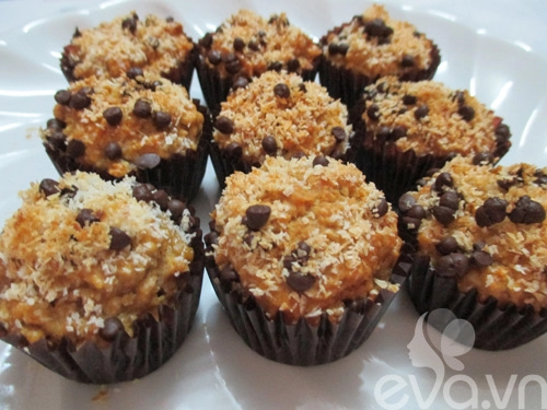 Thảnh thơi nhâm nhi bánh muffin chuối dừa