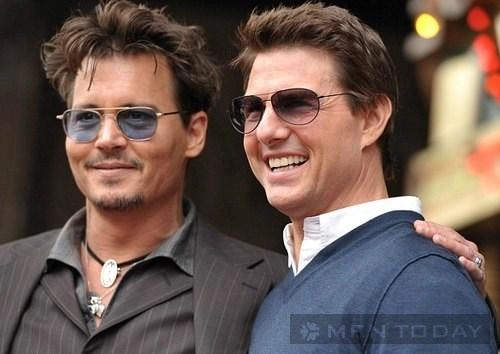 Tom cruise và johnny depp đọ vẻ điển trai