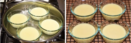 Tráng miệng với pudding trứng thật đã