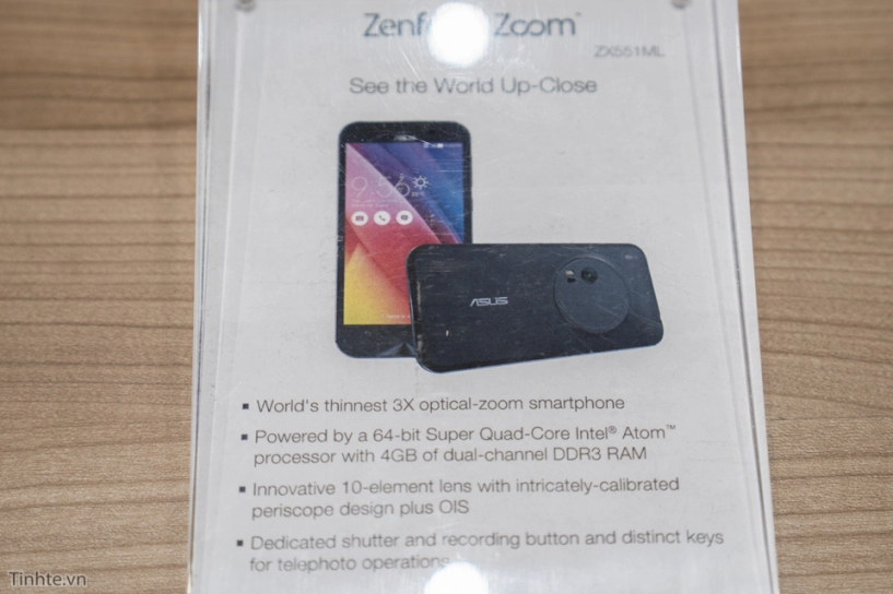 Trên tay zenfone zoom điện thoại mỏng với zoom quang 3x