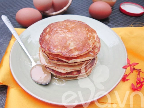 Tự làm bánh pancake chay cực dễ