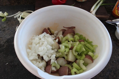 Tự làm salad khoai tây