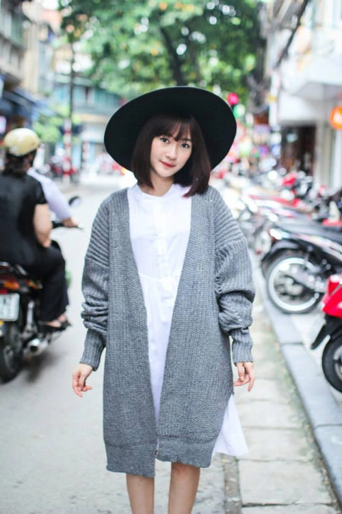 Tư vấn thời trang chân ngắn vẫn xinh với cardigan dáng dài