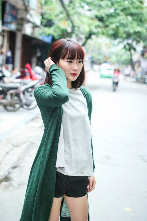 Tư vấn thời trang chân ngắn vẫn xinh với cardigan dáng dài