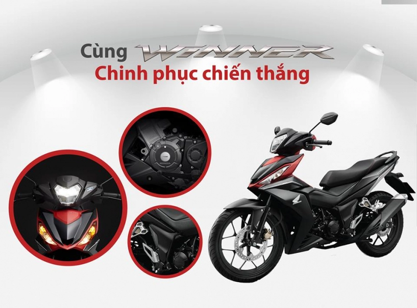 tường thuật trực tiếp sự kiện ra mắt chính thức honda winner 150 giá cả và chạy thử xe