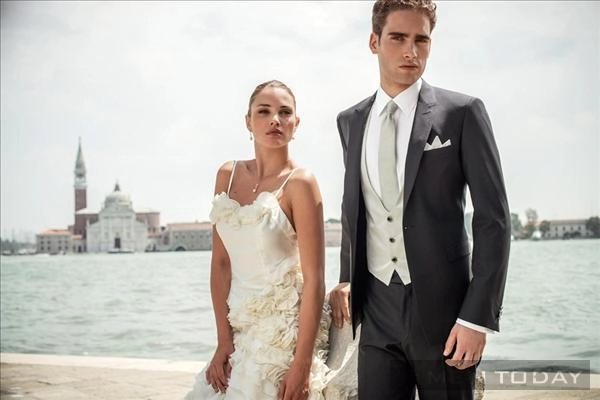 Tuxedo và suit pal zileri cho chú rể sang trọng trong ngày cưới