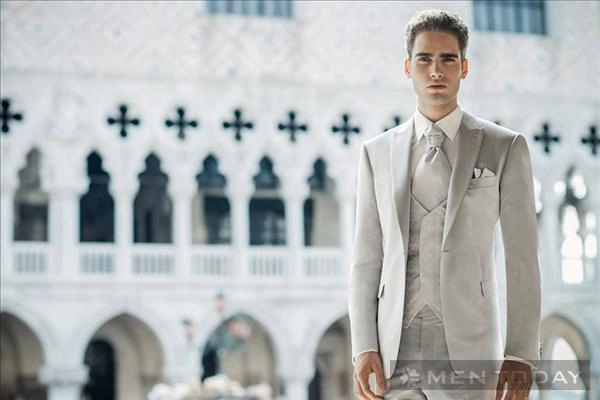 Tuxedo và suit pal zileri cho chú rể sang trọng trong ngày cưới