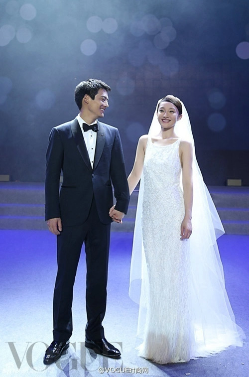 Váy cưới đẹp như mơ của sao hoa ngữ năm 2014