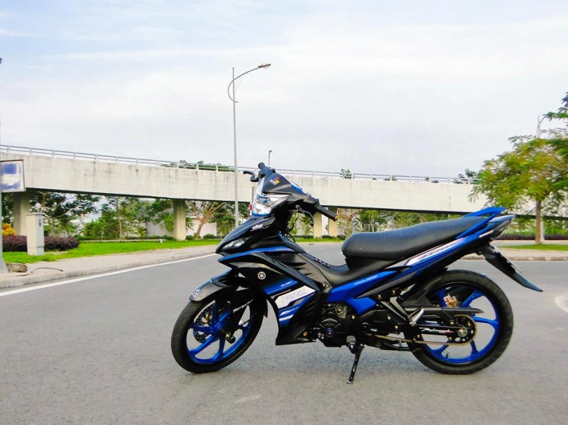 Yamaha exciter độ xanh đen mạnh mẽ và cá tính