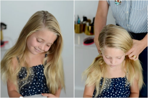 2 kiểu tóc búi cho bé gái cute